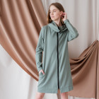 Woman casual dress – tunic with zipper BUBOO active, mint
