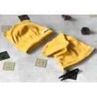 Kids snood scarf for spring, fall - Mustard