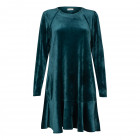 Female luxurious dress ROMA Emerald velvet
