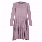 Woman short dress with long sleeves LIONAS