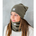 Woman fall winter beanie hat - Chaki