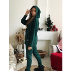 Woman stylish leisure jumper BUBOO active, emerald