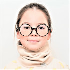 Kids snood scarf for spring, fall - Sand