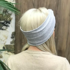 Stylish woman headband KNOT, mist