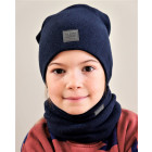 Kids beanie for fall winter spring BUBOO Luxury - Blue