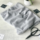 Slouchy Knit teenager (7-18y) beanie and snood set in the box for fall, winter, spring- Light Grey 