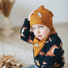 Mustard baby hat clearance