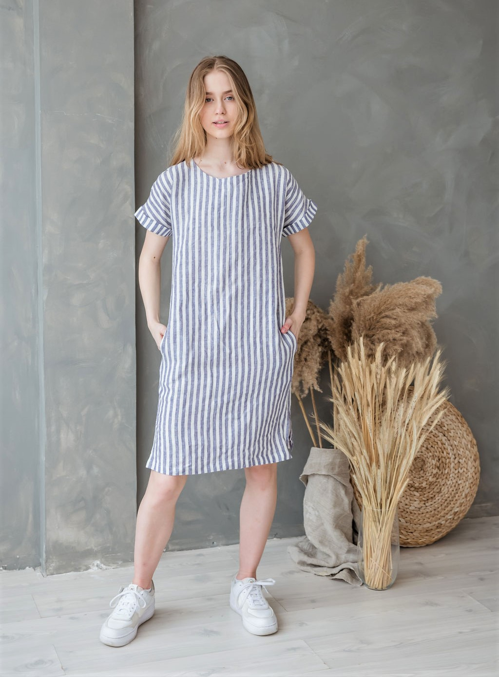 soft linen dress