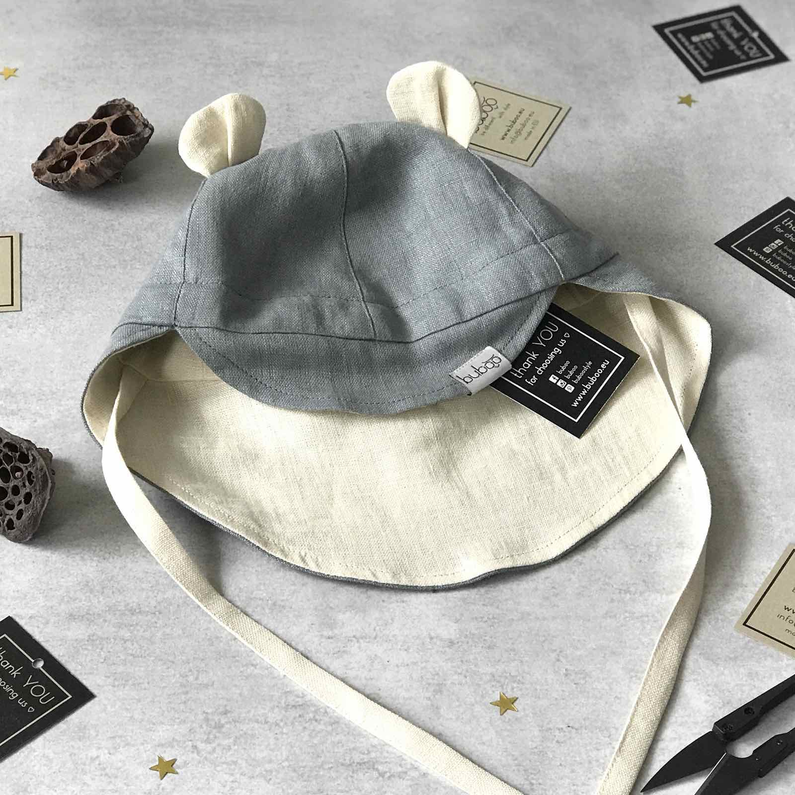 Linen baby sun hat deals